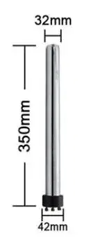 MICROSCOPE COLUMN ROD 350MM.