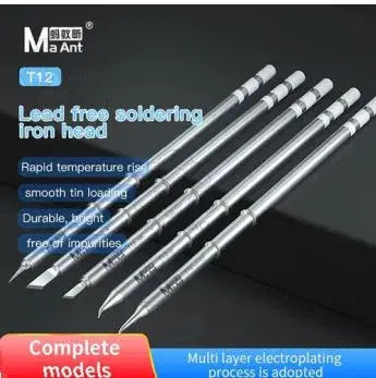 MaAnt T12 Series Soldering Iron Tips T12-K /O/J/SK/J01.