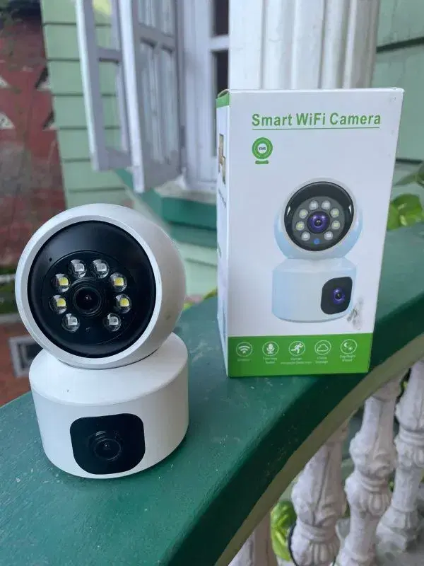 Dual Lens Wireless WiFi Smart CCTV Camera