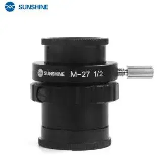 SUNSHINE M-27 1/2 CTV connector for Trinocular Stereo Microscope.