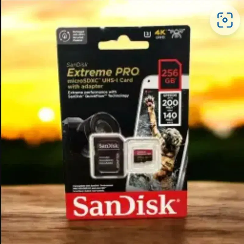 SanDisk Extreme Pro Micro SDXC UHS-I Card 256GB with Adapter