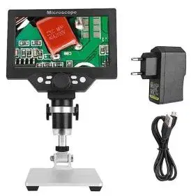 Digital Microscope 7inch 1200X HD LCD Monitor Electronic Digital Microscope LED Magnifier Tool.