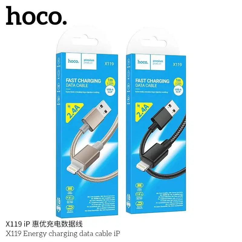 Hoco X119 Energy Charging Data Cable ip.