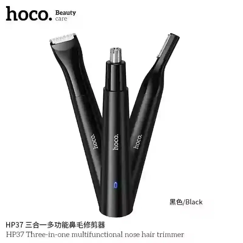 Hoco H37 Three-in-one Multifunctional Nose Hair Trimmer.