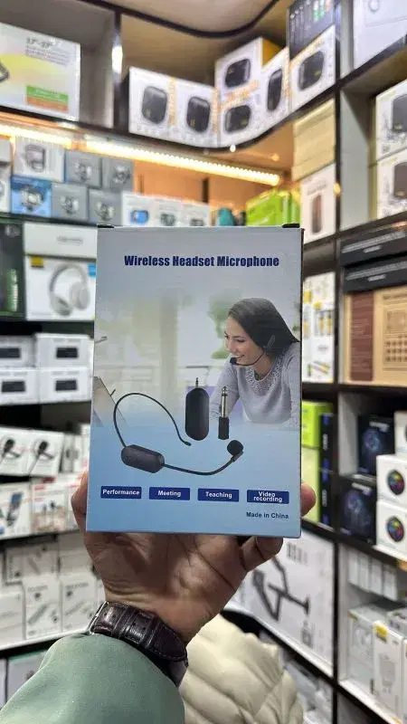 MYMIC SI01 2.4G single Wireless Microphone - Clip-On Lapel and Headset Mic for Camera, Smartphone, Laptop, PC.
