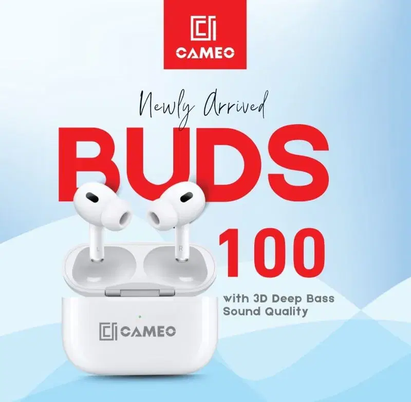 New Arrival Cameo BUDs 100 With 3D Deep Bass Sound Quality.