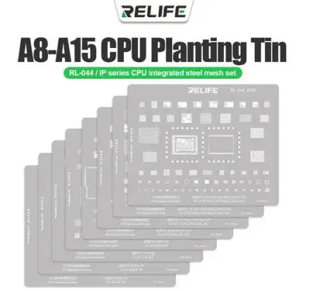 RELIFE RL-044 IP Series CPU Integrated Steel Mesh Set/11 Sheets/ iphone 6-16.