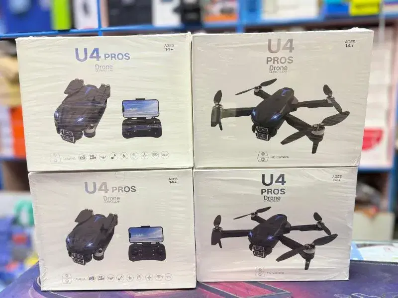 U4 pros drone Drone ultra clear Hd camera || Gesture recognition|| Dual lens switching || Speed switching || Optical flow location|| Visual remote control || One click back