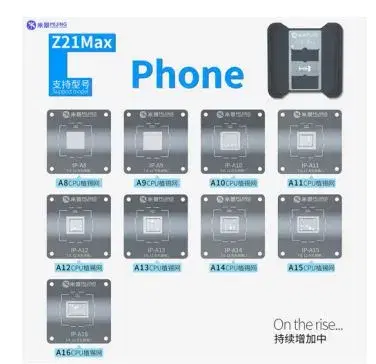 Mijing Z21 MAX CPU BGA Reballing Stencil Platform For iPhone CPU Tin Planting.