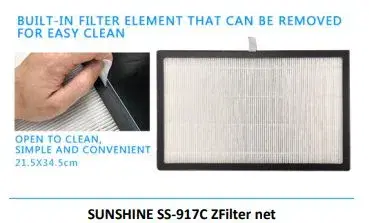 SUNSHINE SS-917C ZFilter net.