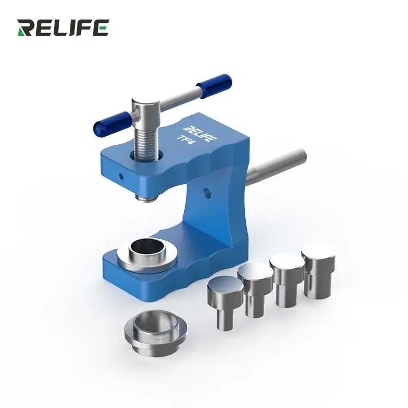 RELIFE TF4 Rear Camera repair Frame Disassembly Fixture for IPhone X-16 Series Multiple Head Aluminum Alloy Rotang Frame Removal Tool.