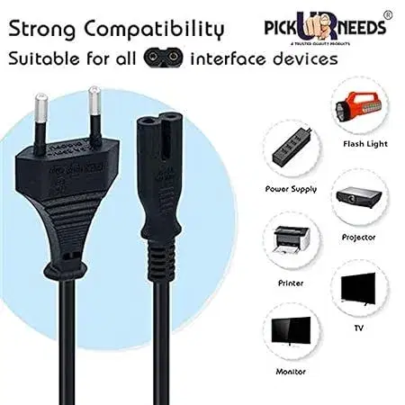 Power Supply Cord Charging Data Cable|| Thick Cable.