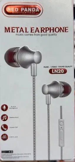 RED PANDA LN20 Metal Earphone High Bass.
