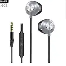 Yesplus YS-308 Wired Earphone Audio Jack 3.5mm Headset HiFi Volume.