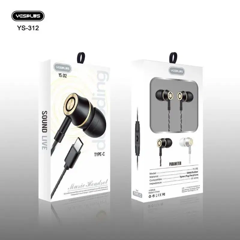 Yesplus YS-312 Stereo Metal Earphone.