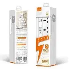 LDNIO SC5415 Multi Function Power Strip 5 Power Sockets +1PD 20W+1QC 18W+2 AUTO-ID.