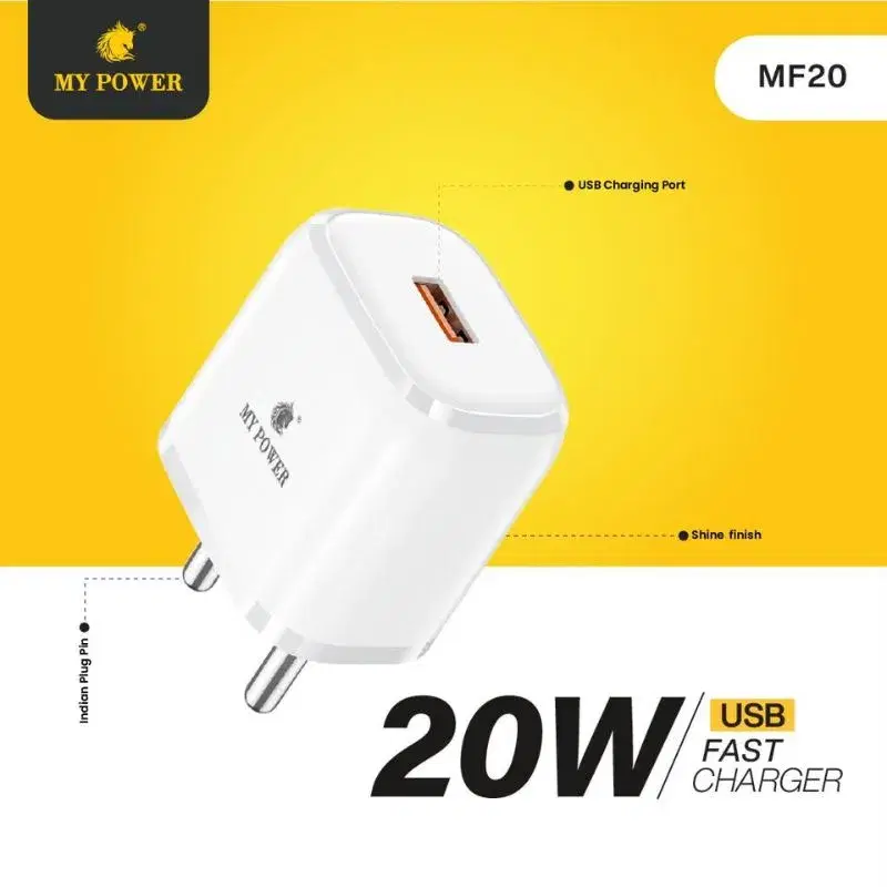 MY POWER MF20 – 20W Fast Charger Mypower Only Dock