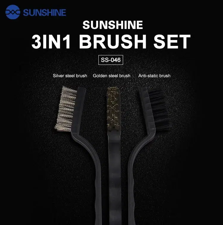 SUNSHINE SS-046 3 in 1 brush set.