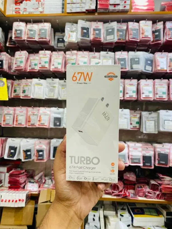 Turbo 67W Power Max Fast Charger Adapter.