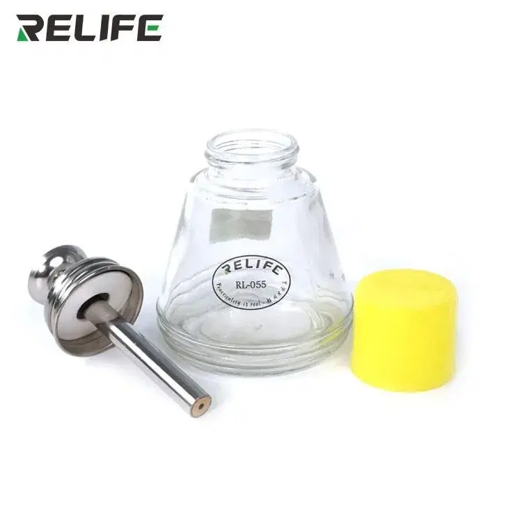 RELIFE RL-055 Conical copper core glass alcohol bottle.