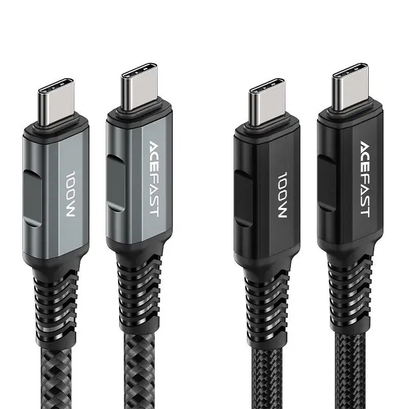 ACEFAST C4-03 USB-C to USB-C, 100W || Aluminum alloy Charging Data Cable.