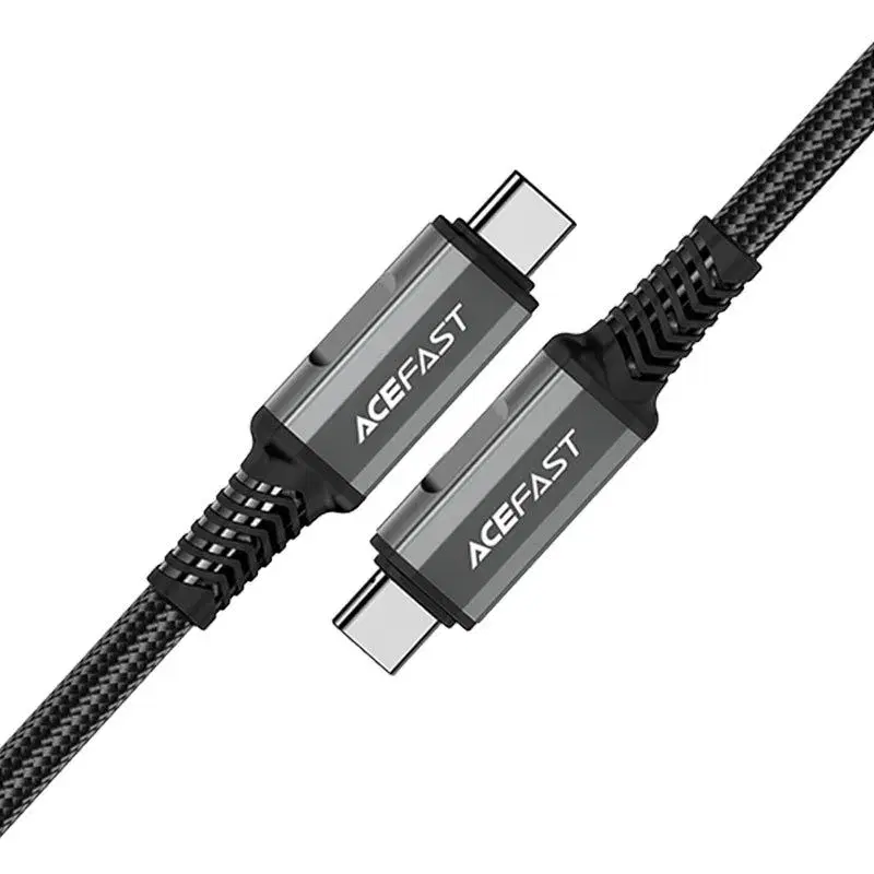 ACEFAST C1-09 USB-C to USB-C, PD240W || Aluminum Alloy Audio/Video Transmission Full-Featured Data Cable.