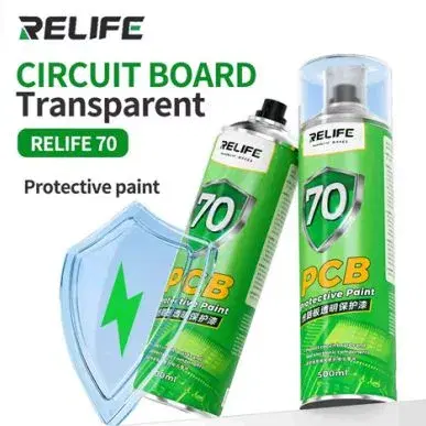 RELIFE 70 Circuit Board Protective Paint for Circuit Board Cable Repair Insulation An-short Circuit Protection Paint Tools.