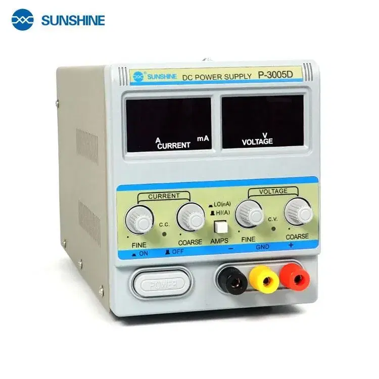 SUNSHINE P-3005D 30V5A ADJUSTABLE DC POWER SUPPLY.