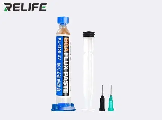 RELIFE RL-420S-UV BGA lead-free solder paste / needle tube -10CC.