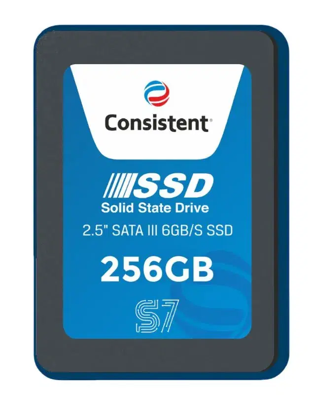 Consistent 2.5" 256GB SSD with SATA III Interface|| 6Gb/s|| Read/Write Speed Upto - 552/500 MB/s|| 5 Years Warranty.