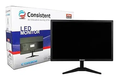 Consistent Led Monitor||Ctm- 1902|| 18.5 Inch Wide With Hdmi Cable|| 1 Year Warranty|| Black in color.