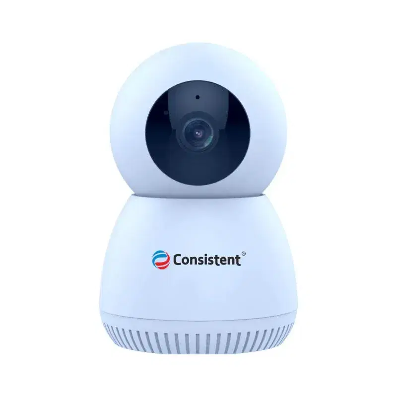Consistent Mini WiFi 2MP PAN-TILT Robotic Camera|| Wi-fi Home Security Camera with Pan Tilt 360° View|| 2 Way Talk||Cloud Monitor|| Motion Detect|| Supports SD Card Up to 256 GB|| Night Vision|| 2 Years Warranty.
