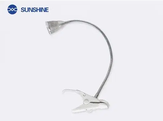 SUNSHINE SS-802 CLIP TABLE LED LAMP.