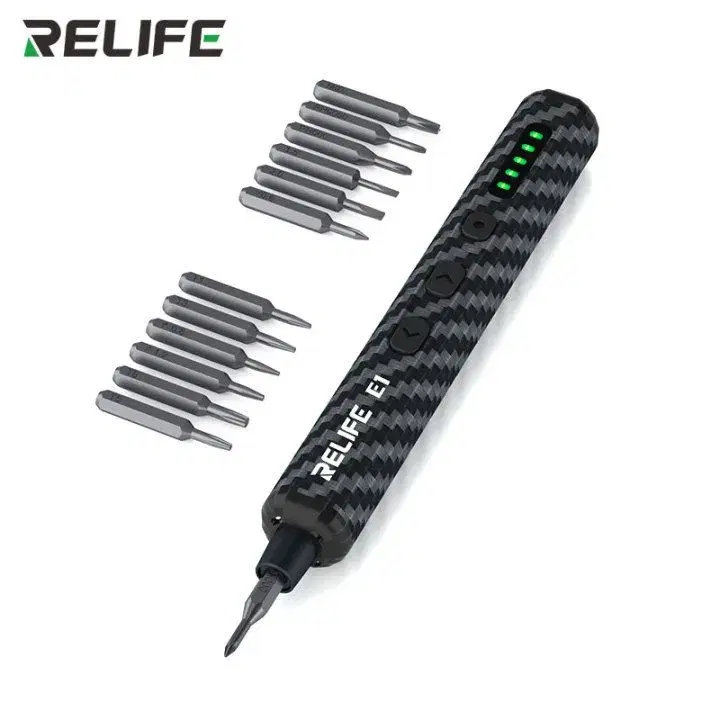 RELIFE E1 Carbon Fiber Electric Screwdriver Set.