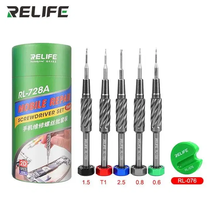 RELIFE RL-728A 2D sturdy mobile phone repair screwdriver set.