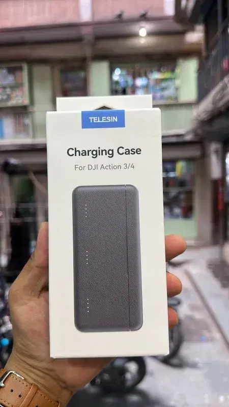 Telesin charging box for DJI Action4/3.