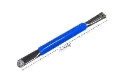 Double Side Anti-static steel brush/metal handle.