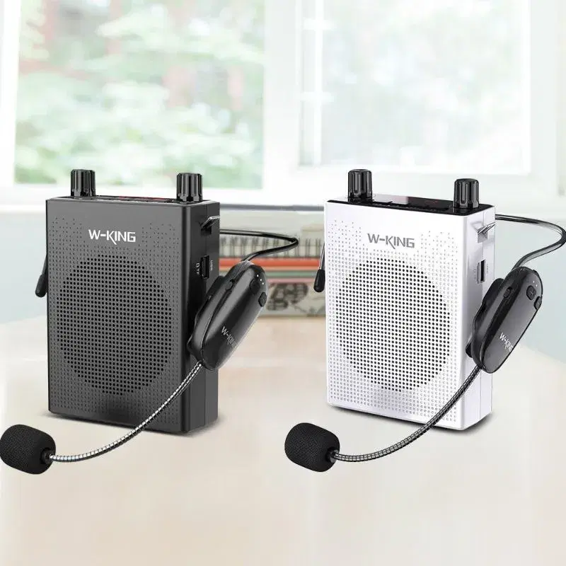 W-King Ks16 Teaching Speaker with Mic|| Wireless Bluetooth Fm USB Sd Speaker with Microphone.