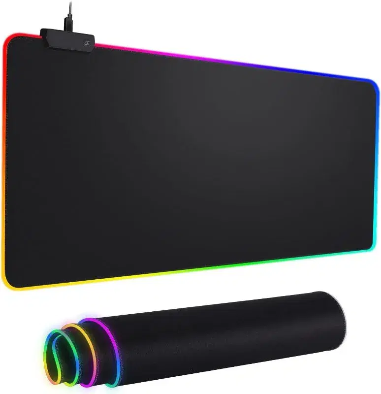 Goodstuff Rgb Gaming Mouse Pad, Extra Large Soft Led Extended Mouse Pad.