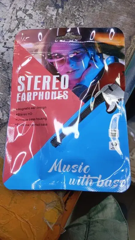 Number one No-01 Earphone by powerking || Stereo Earphone.