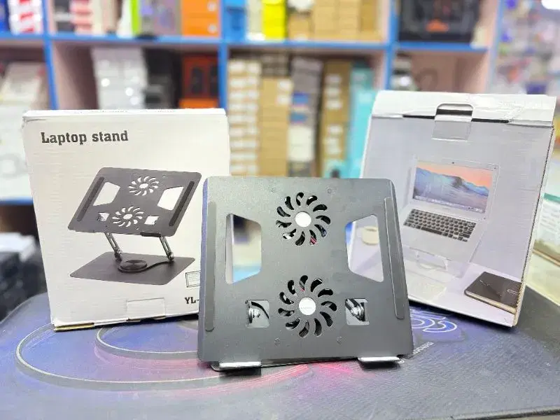 YL-906 Metal Laptop Stand With dual fan.