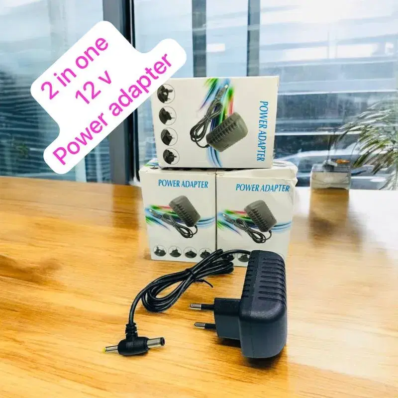 2-in-1 12v power Adapter.