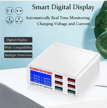 WLX-896+ MULTIPORT 6 Charger with 2 QC3.0 Fast Charging.