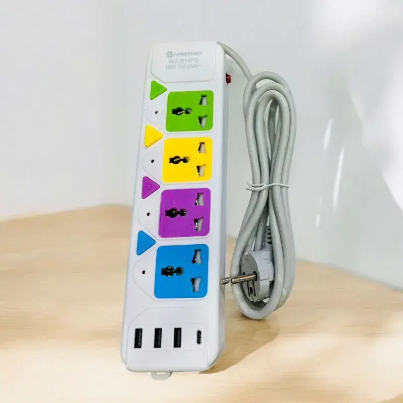 powerking 814 PD, 4 port Multiplugs.