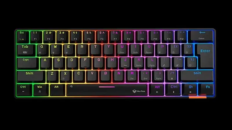 Meetion MT-MK005BT Wired and Bluetooth 60 Percent Mechanical Gaming Keyboard || Dual Mode Bluetooth 60 percent Gaming Keyboard