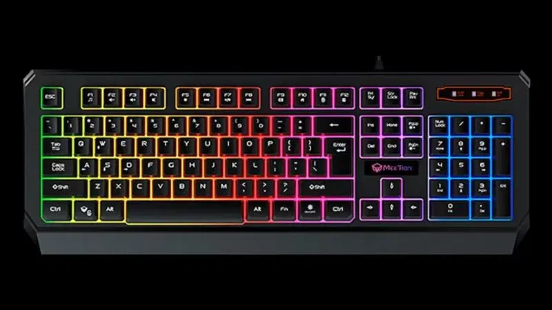 Meetion MT-K9320 USB Wired Blacklit Keyboard US|| Waterproof Backlit Gaming Keyboard.