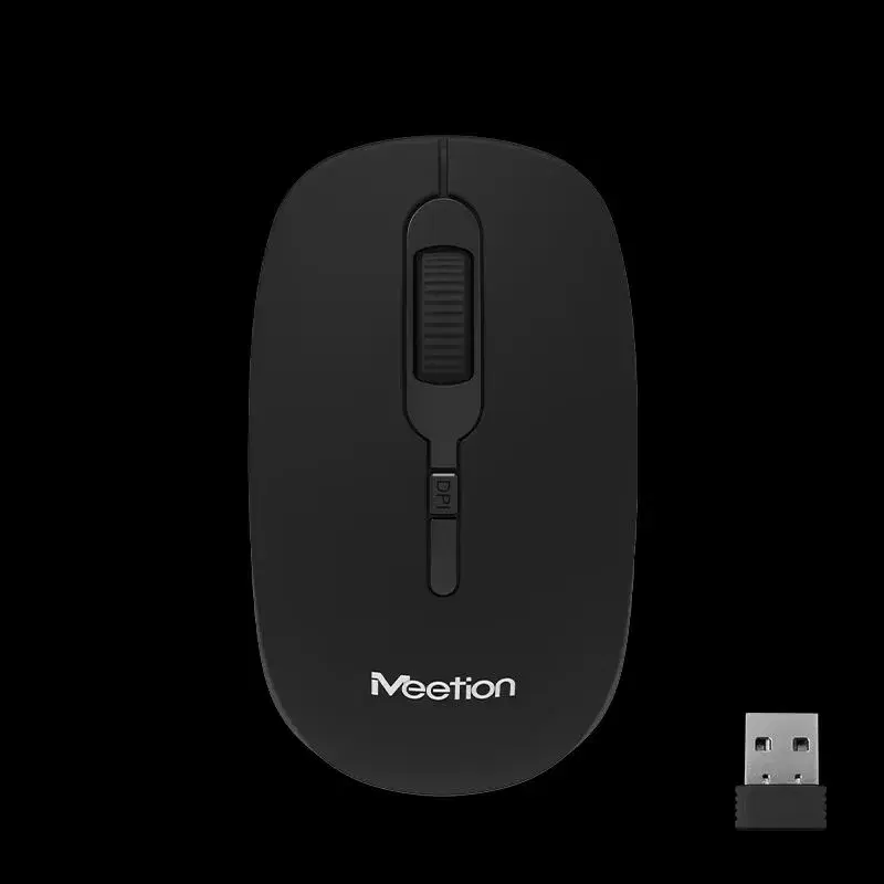 Meetion MT-R547 2.4G Wireless Mouse Black|| USB Wireless Optical Mouse.