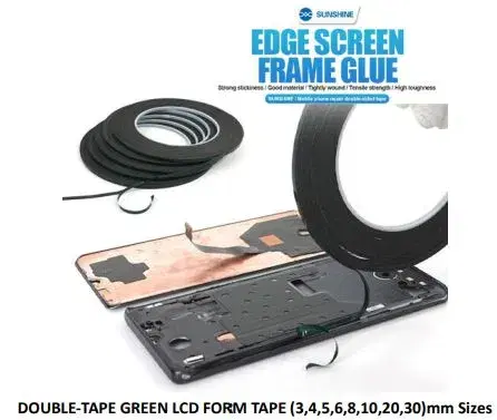 DOUBLE-TAPE GREEN LCD FORM TAPE-3mm.