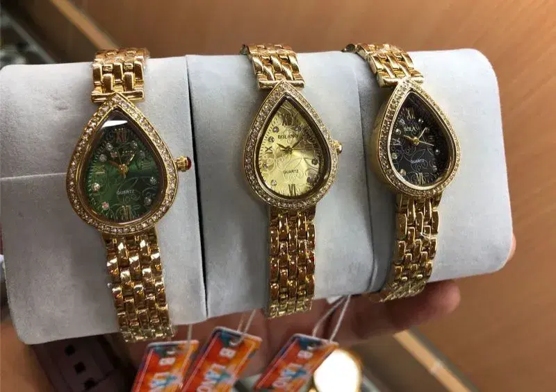 Bolano Vintage Style Gold/Silver Snake Head Shape Stainless Steel Watch.