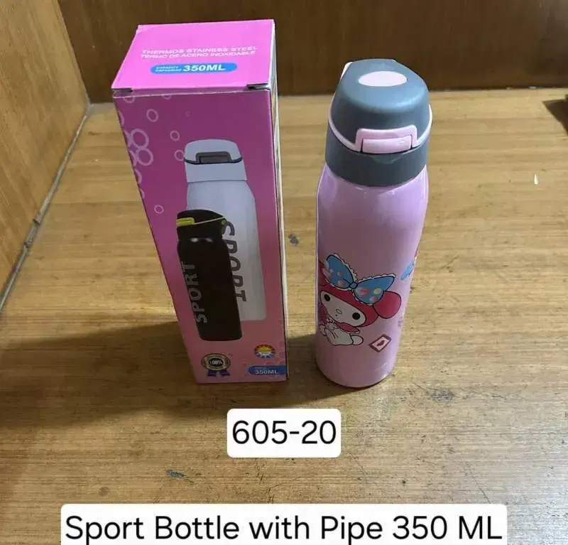 Thermos Stainless Steel sport Bottle With Pipe-350ml.